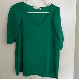 Greece Puff Sleeve Blouse